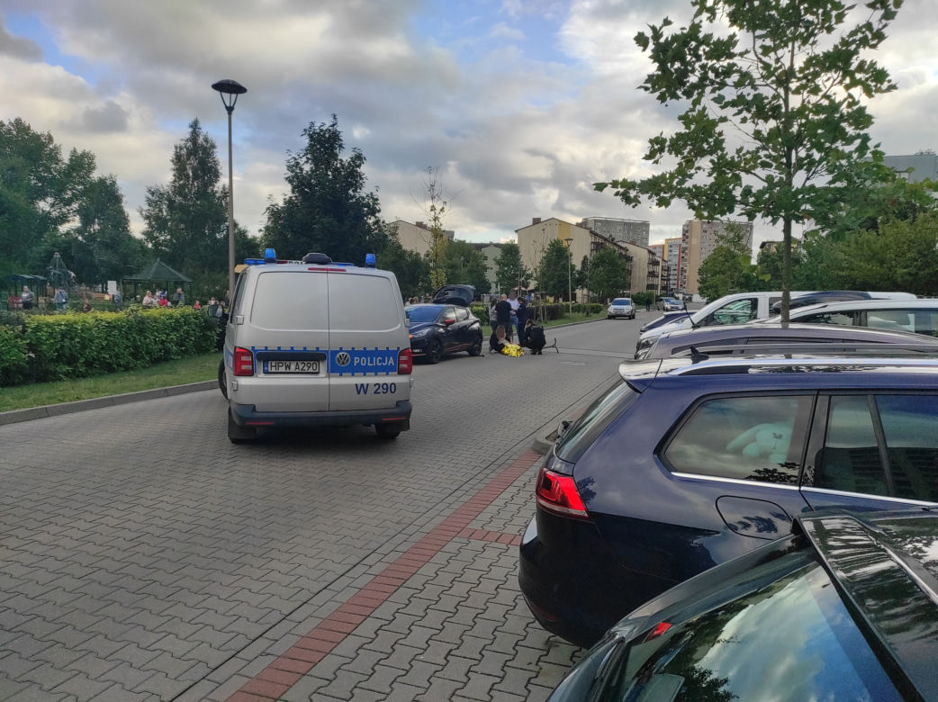 Wypadek na hulajnodze