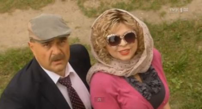 RANCZO sezon 7 odc. 89. Senator Kozioł (Cezary Żak), Halina (Violetta Arlak)