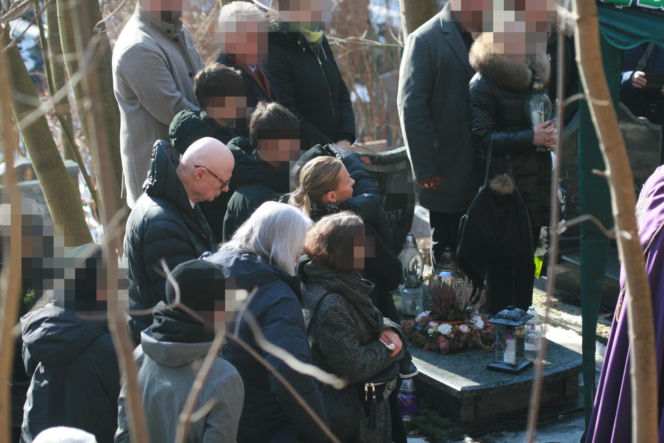 Pogrzeb Mirosława Krawczyka w Gdańsku: Aneta Zając i Mikołaj Krawczyk