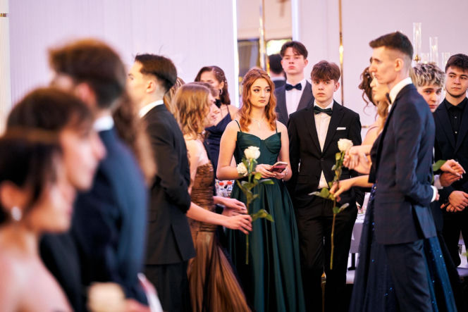 Studniówka siedleckiej Królówki 2026 - walc i polonez