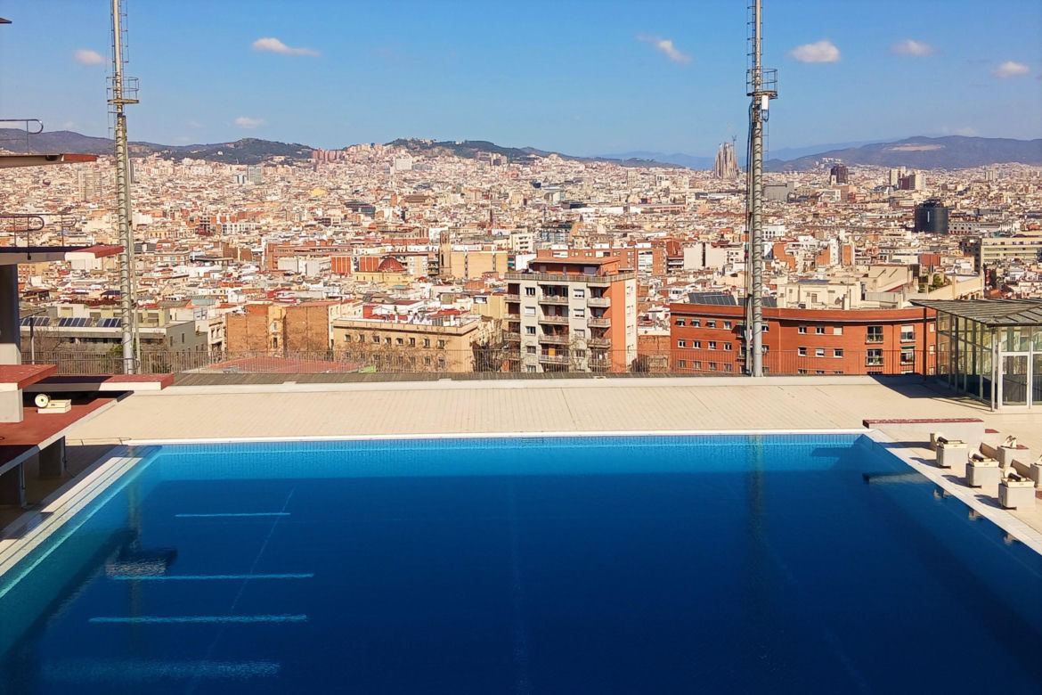 Piscina Municipal de Montjuïc w Barcelonie