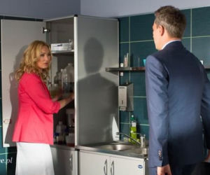 Na dobre i na złe odcinek 540. Andrzej Falkowicz (Michał Żebrowski), Kinga Walczyk (Marta Dąbrowska)