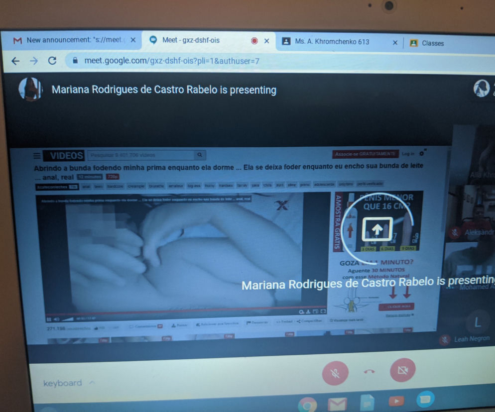 Uczniowie podstawówki zobaczyli na swoich ekranach sceny porno