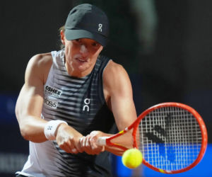 Iga Świątek na ostatnim treningu przez III rundą Roland Garros