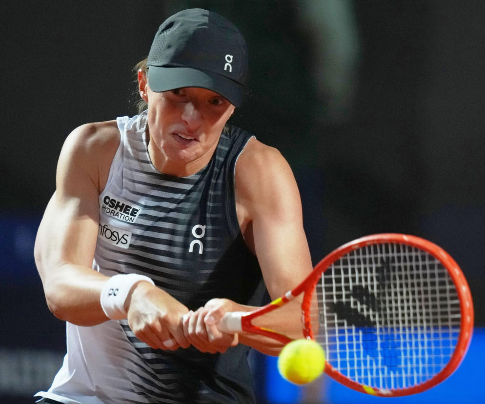 Iga Świątek na ostatnim treningu przez III rundą Roland Garros