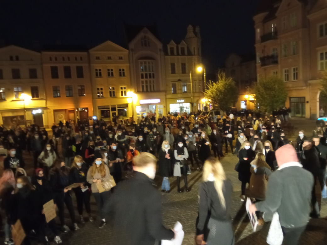 Protest kobiet w Grudziądzu 28.10