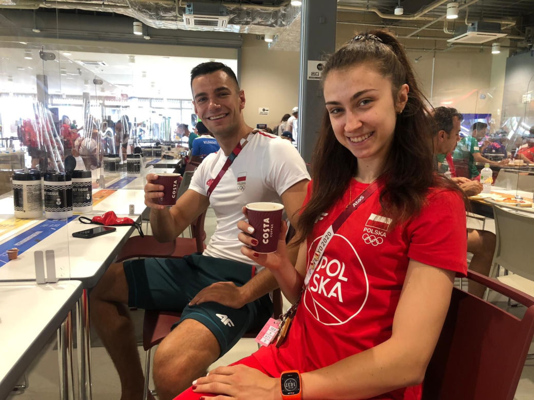 Stołówka w wiosce Olimpijskiej w Tokio