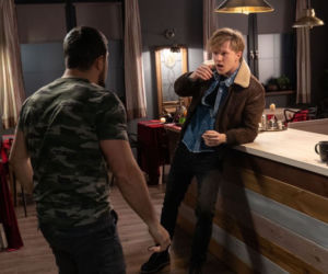 M jak miłość odc. 1504. Łukasz (Jakub Józefowicz), Igor (Ali Bahrudinov)