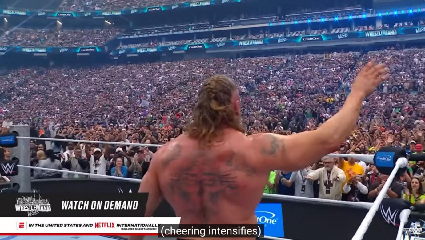 Brock Lesnar we łzach pożegnał się z kibicami