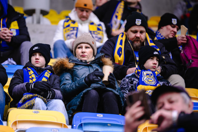 Arka Gdynia - GKS Katowice: Zdjęcia kibiców z meczu 22. kolejki PKO BP Ekstraklasy