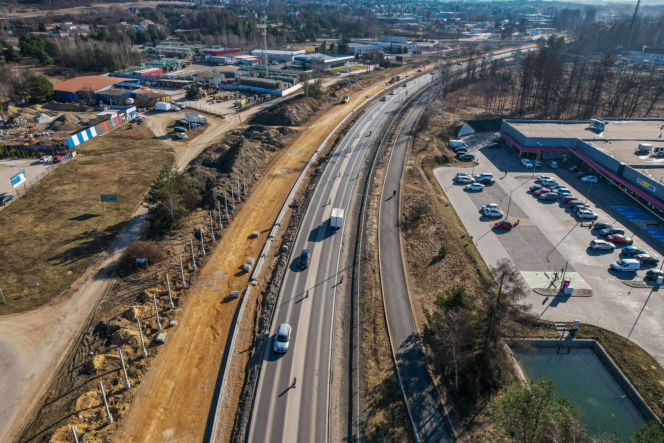 Przebudowa DK94 w Olkuszu - marzec 2026