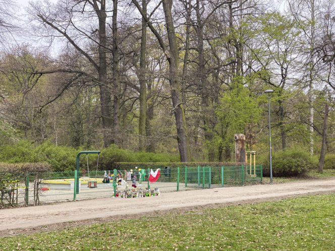 Śmierć Jacka Magiery. Znicze pod parkiem Grabiszyńskim