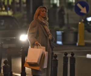 Anna Kalczyńska na zakupach