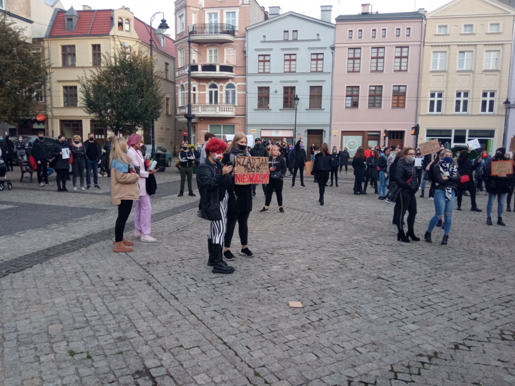 Protest w Grudziądzu