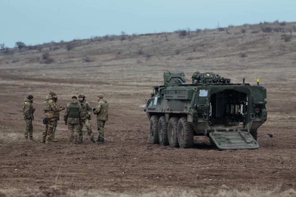 Transporter Stryker na Ukrainie