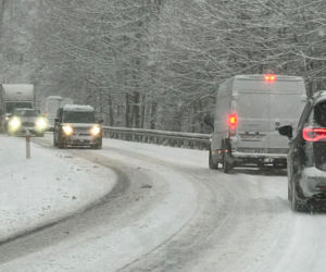 Zima zaatakowała Warmię i Mazury. Spadło aż 18 cm śniegu