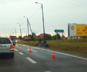 Wypadek na trasie Łańcut-Rzeszów