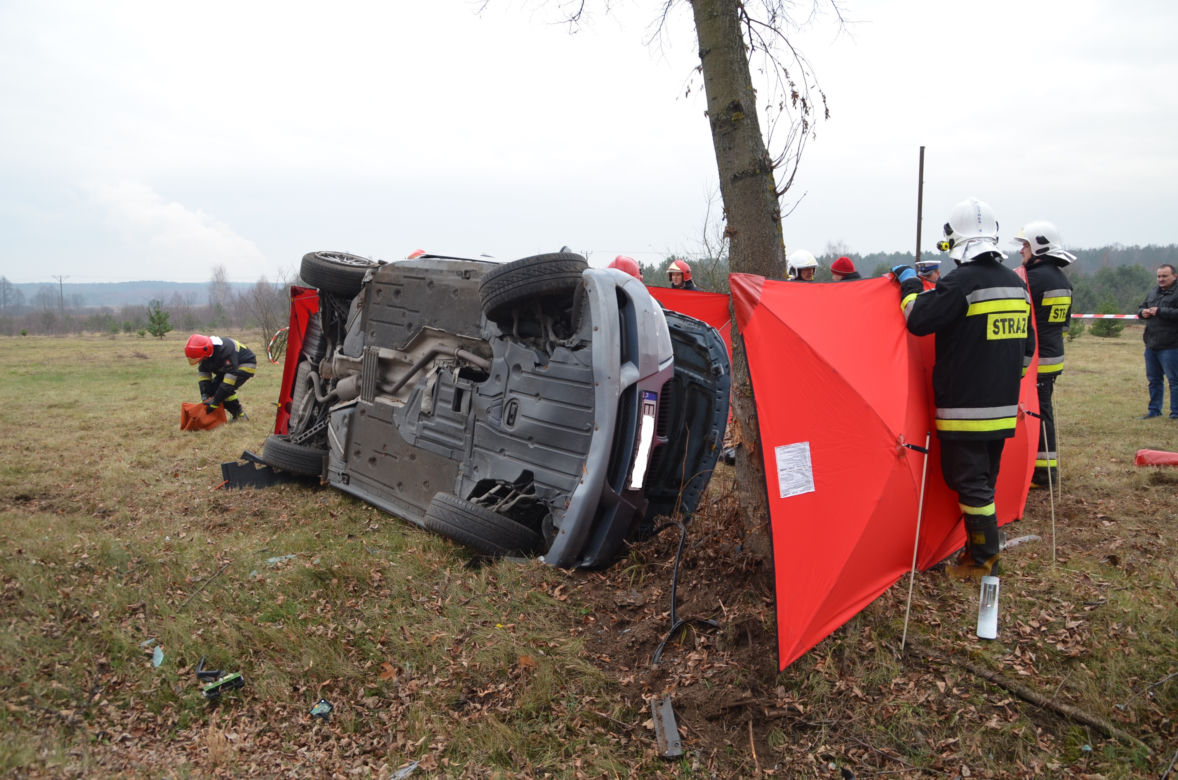 Śmiertelny wypadek na dk 74. Nie żyje kobieta