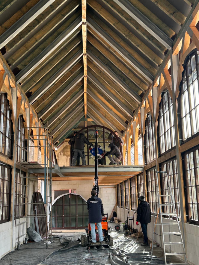 Pijalnia Dolnego Źródła w Świeradowie-Zdroju - zdjęcia z budowy i archiwalia