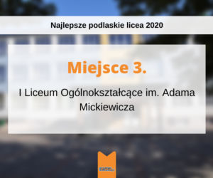 Perspektywy 2020. Najlepsze licea w Białymstoku