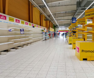 Ostatnie chwile działalności hipermarketu Tesco w Szczecinie