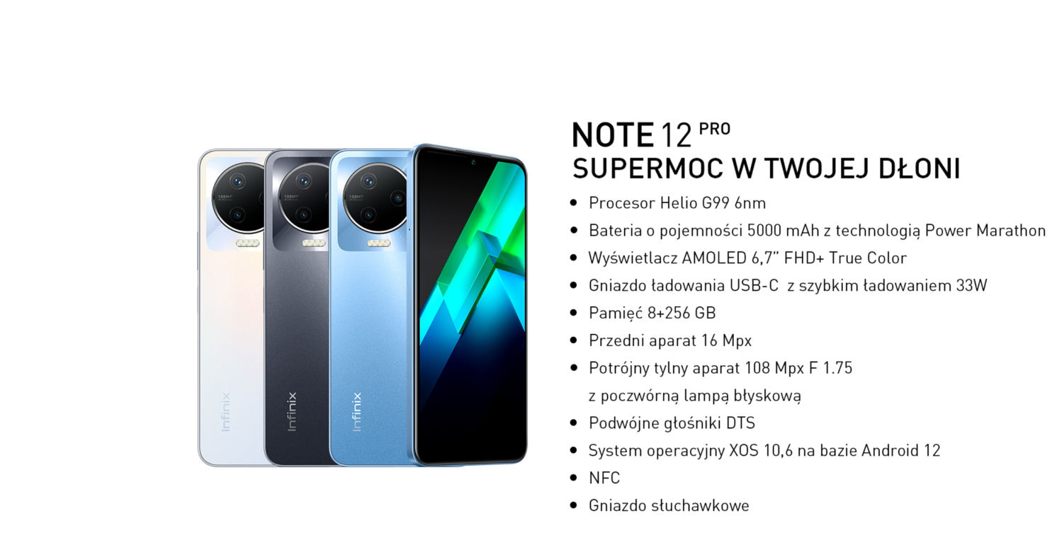 Infinix NOTE 12 Pro i NOTE 12 PRO 5G