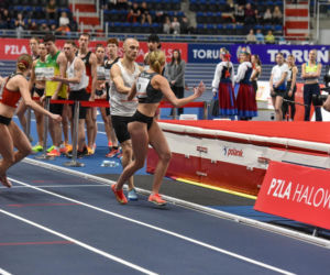 Halowe mistrzostwa Polski w Kujawsko-Pomorskiej Arenie Toruń. Zdjęcia kibiców i zawodników