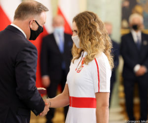 Maria Andrejczyk i Wojciech Nowicki odznaczeni przez Prezydenta RP [ZDJĘCIA]