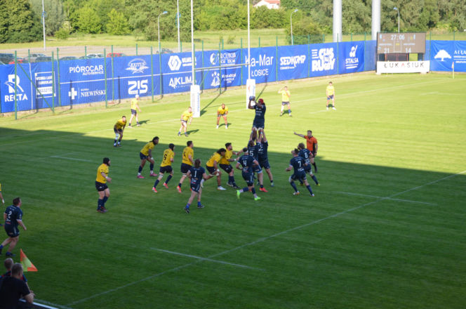 Siedlczanie wygrali półfinałowy mecz Ekstraligi Rugby! MKS Awenta Pogoń Siedlce pokonał Life Style Catering RC Arka Gdynia