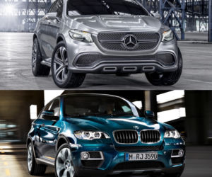 Mercedes-Benz Concept Coupe SUV kontra BMW X6