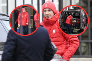 Paparazzi uchwycili, jak Kacper Tomasiak wychodził od Karola Nawrockiego! O tej torebce będzie się gadało