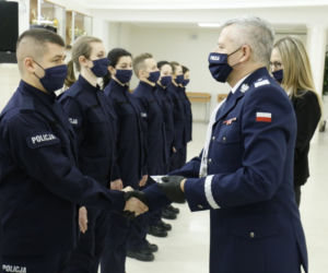 Nowi policjanci w Lublinie. Ślubowanie funkcjonariuszy – styczeń 2022