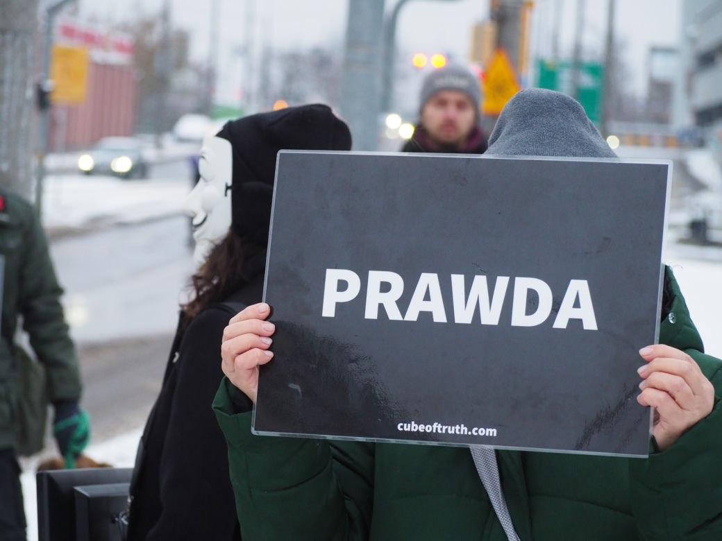 W Grudziądzu manifestowali aktywiści na rzecz zwierząt