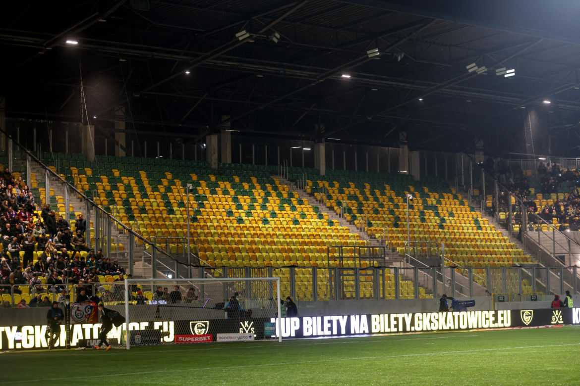 GKS Katowice - Górnik Zabrze: Zdjęcia kibiców z Derbów Śląska w ramach 23. kolejki PKO BP Ekstraklasy