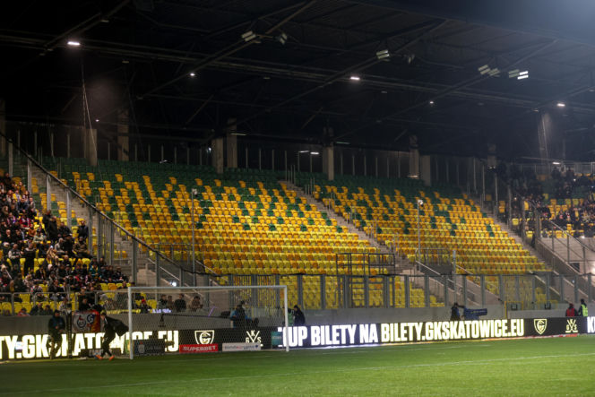 GKS Katowice - Górnik Zabrze: Zdjęcia kibiców z Derbów Śląska w ramach 23. kolejki PKO BP Ekstraklasy