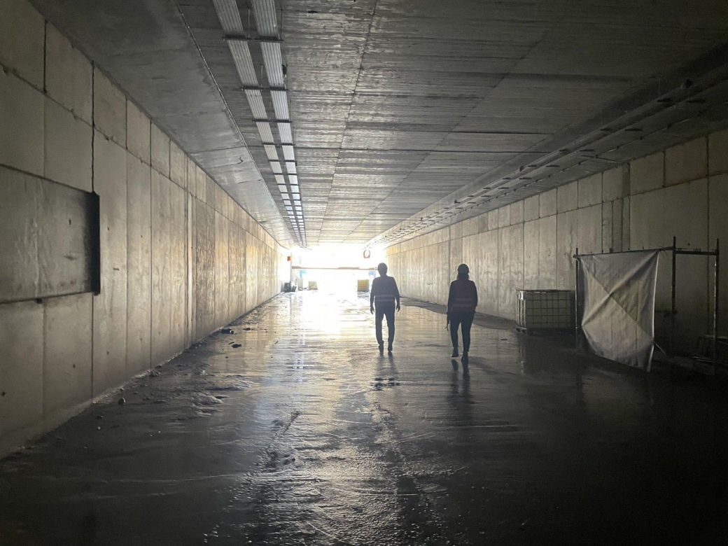 Prace na stacji Warszawa Gdańska (lipiec 2025)