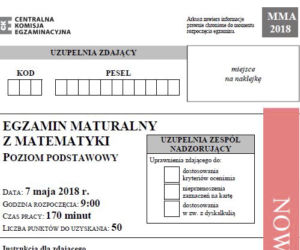 Matura 2018. Arkusze CKE z matematyki