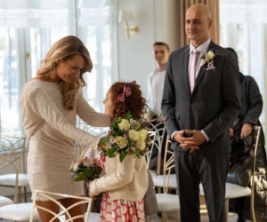 Na dobre i na złe odc. 988. Agata Woźnicka (Emilia Komarnicka), Rafał Konica (Robert Koszucki), Mania (Apolonia Szwed)