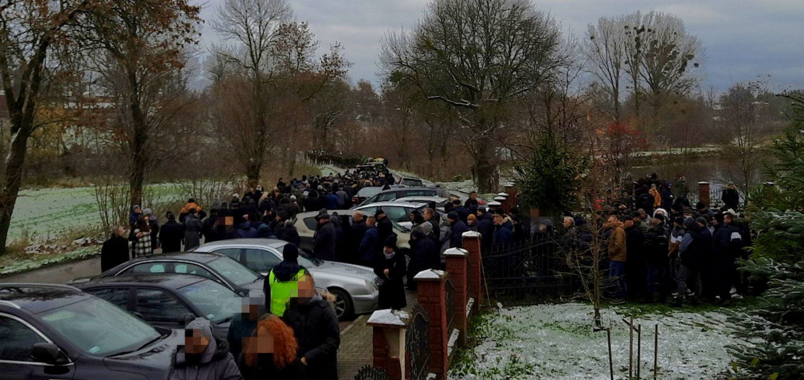 Tak żegnają  Bogusława, ofiarę wybuchu w  Przewodowie