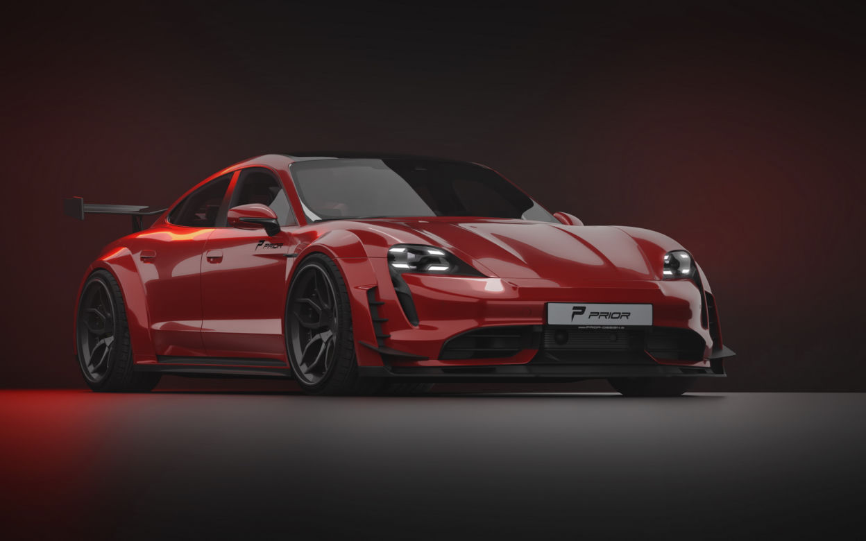 (2020) Porsche Taycan Turbo S po tuningu Prior Design
