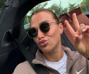 Aryna Sabalenka i jej twarz z bliska