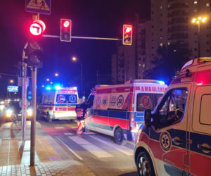 Potworny wypadek na warszawskim Gocławiu