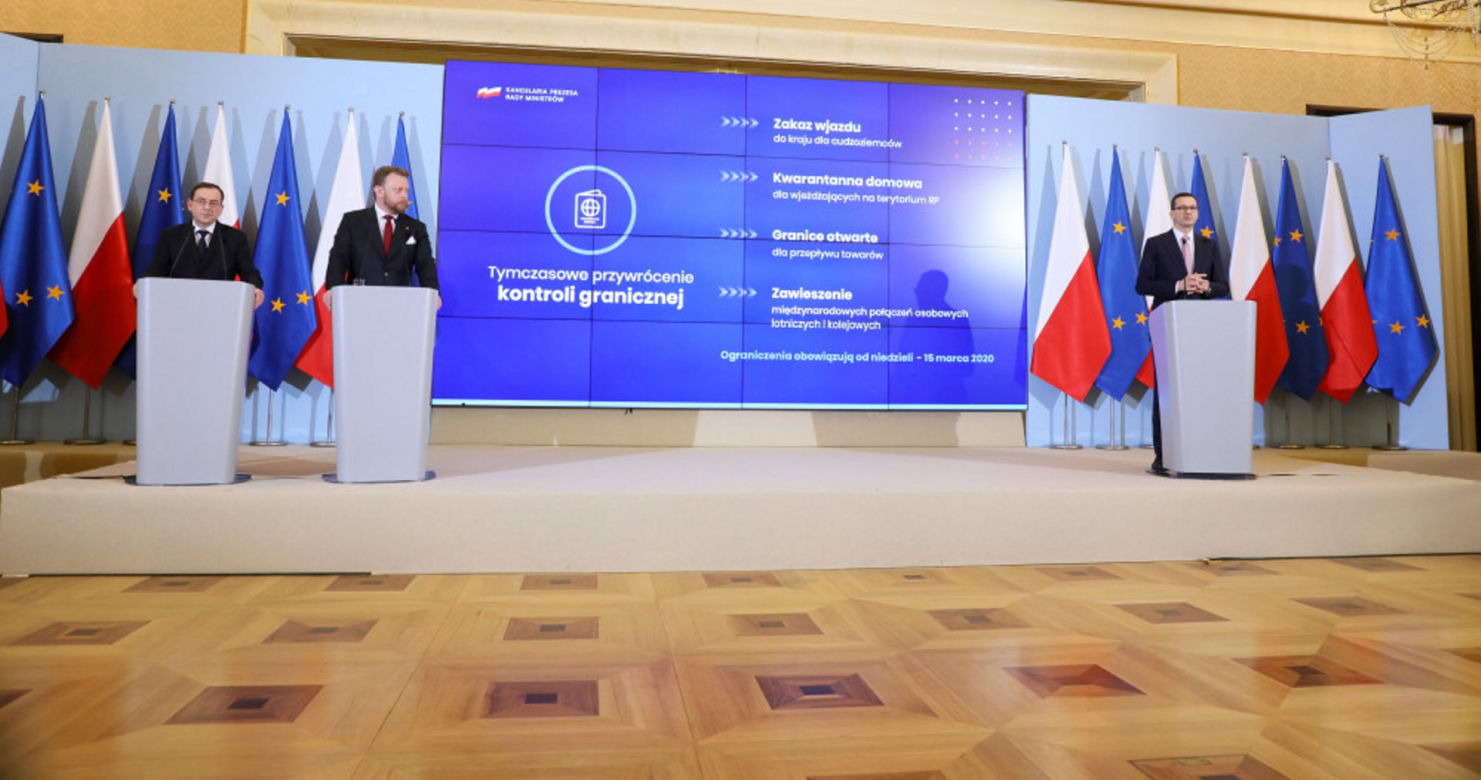 Premier wprowadza stan zagrożenia epidemiologicznego