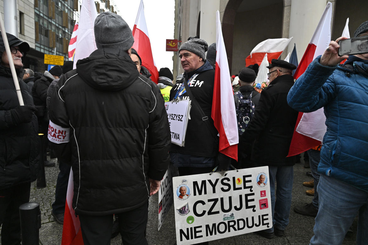 Protest rolników w Warszawie (3.01.2025)