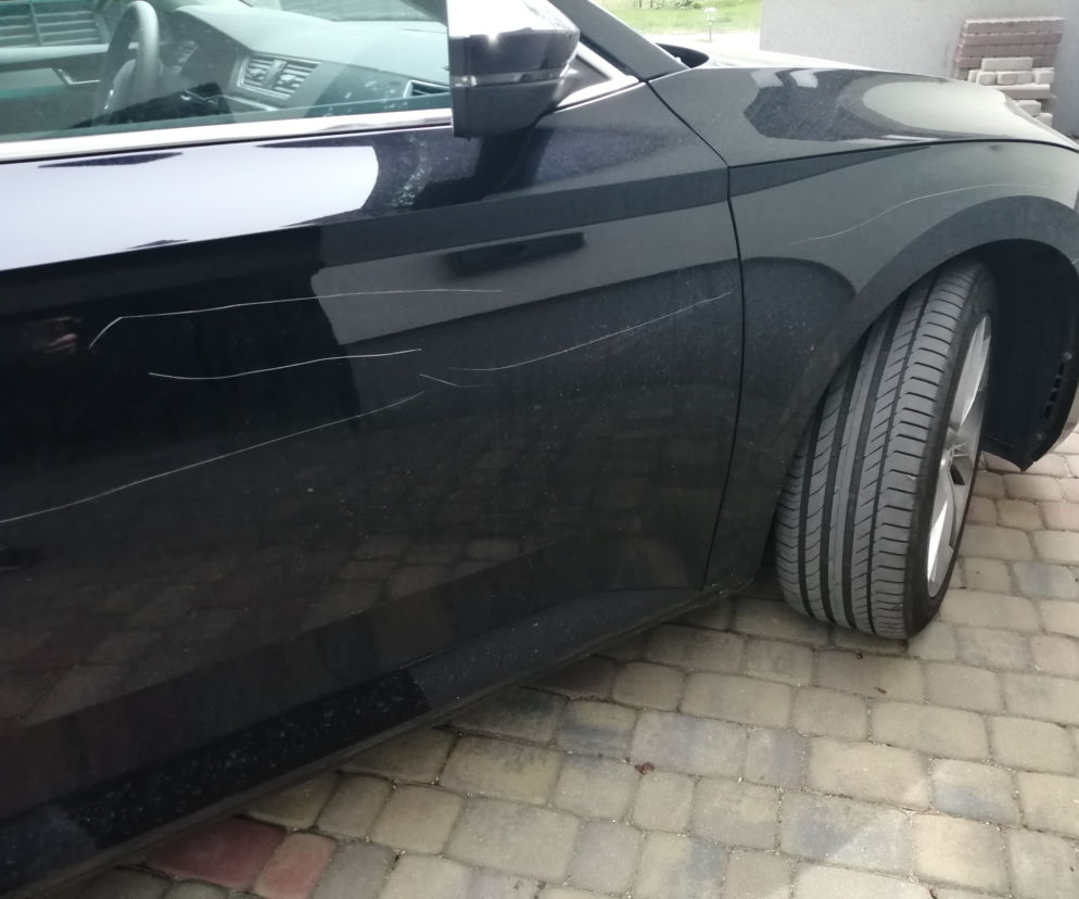 Odmówił gry i porysował samochód trenerowi