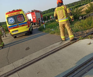 Grucele. Nie miała szans, by uciec przed pociągiem! Zignorowała znak stop i doszło do nieszczęścia [ZDJĘCIA]