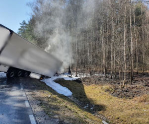 Spalił się we własnym aucie. Tragedia pod Mińskiem Mazowieckim