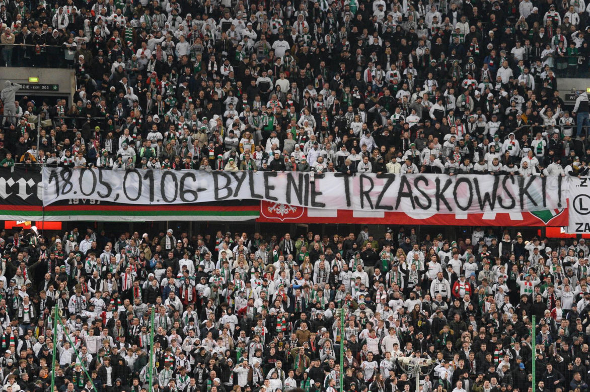Oprawa - mecz  Legia - Chelsea