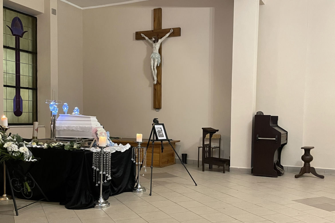 Zakatowany aniołek odszedł do nieba