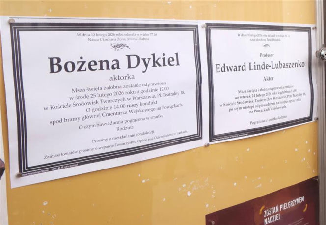 Bożena Dykiel i Edward Linde-Lubaszenko